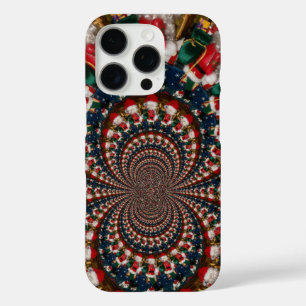 iPhone 16 Pro Case Conception Kaleidoscope Père Noël spéciale