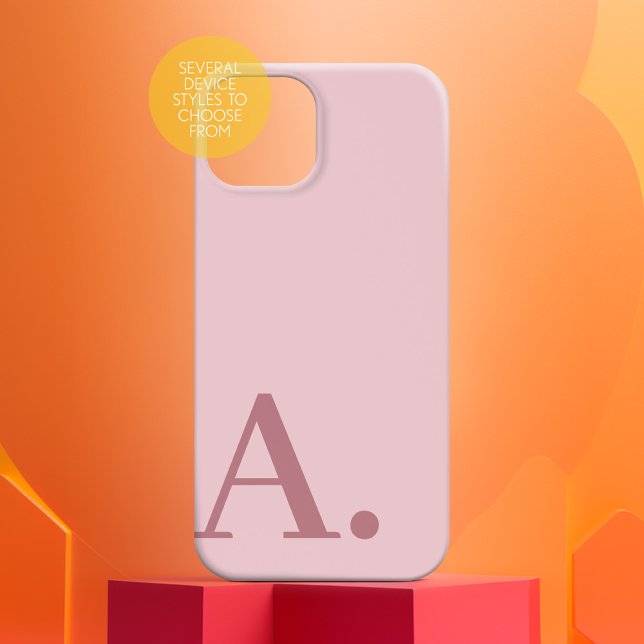 Coques Case-Mate iPhone Conception minimale avec un énorme monogramme - ro (Personalized Phone Case with Custom Text)