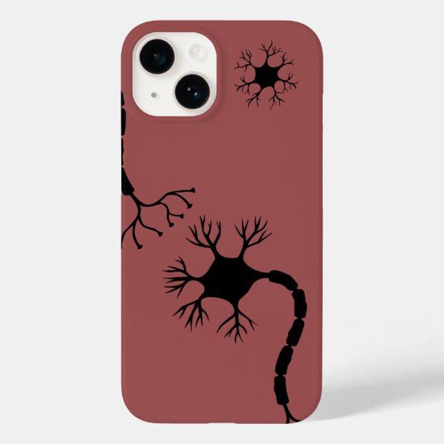 Coques Case-Mate iPhone Conception simple de neurone noir (Verso)