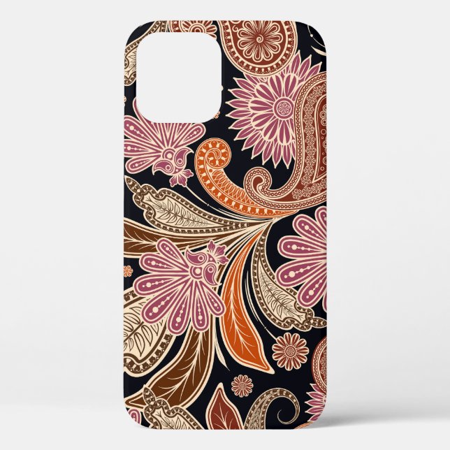 Coques Case-Mate iPhone Conception traditionnelle Motif sans couture (Verso)
