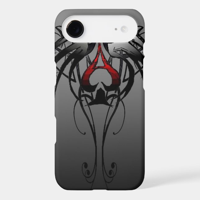 Coques Case-Mate iPhone conception tribale d'as de pique (Verso)