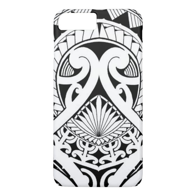 Coques Case-Mate iPhone Conception tribale polynésienne/maorie de tatouage (Dos)