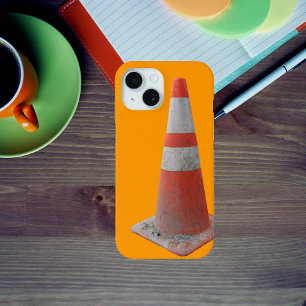Coque Pour iPhone 15 Cône de trafic, Pylon, Cône de construction
