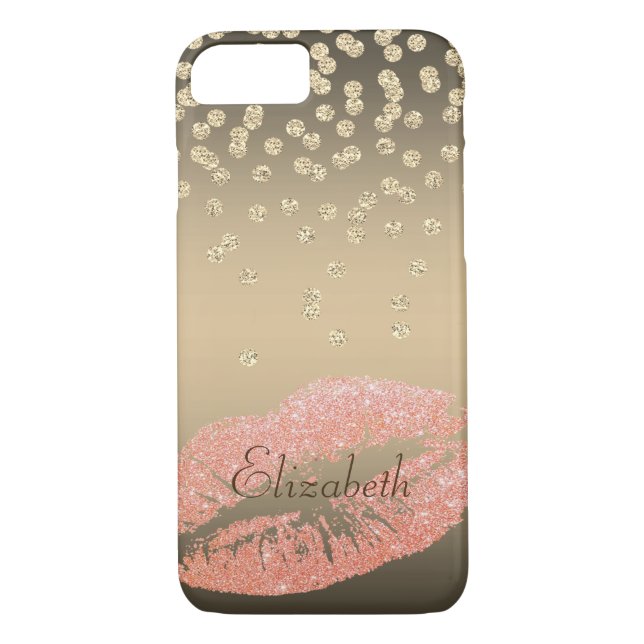 Coques Case-Mate iPhone Confétité Ou Diamant À Huile Brillante, Personnali (Dos)