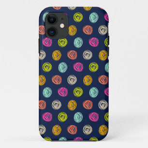 Case-Mate iPhone Case Confetti à point de gribouillage arc-en-ciel sur p