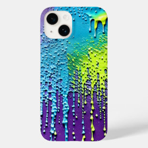 Coque Pour iPhone 14 Confetti Peinture Déchirure Explosion Couleur amus