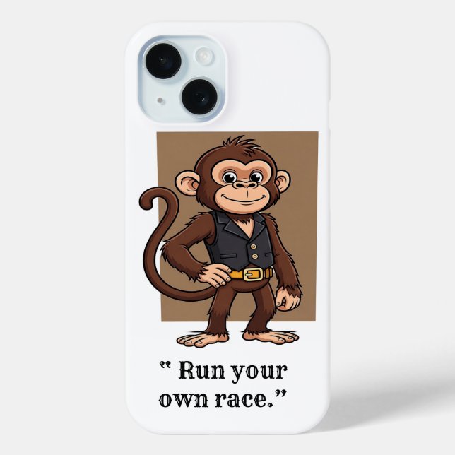 Coques Case-Mate iPhone Confident Monkey– Simple Lifest iPhone / iPad case (Verso)