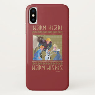 Coque iPhone X congelé  Coeur chaleureux Chaleurs Chaleurs