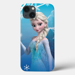 iPhone 13 Case Congelé Elsa au-dessus du sourire des épaules