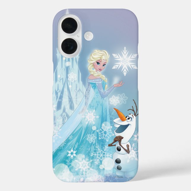 Coques Case-Mate iPhone Congelé | Elsa et Olaf - Icy Glow (Verso)
