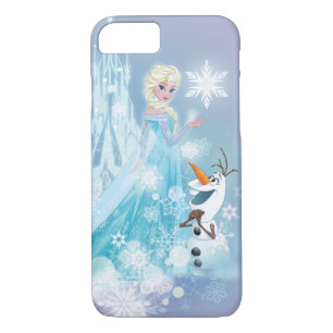 Coque iPhone 7 congelé Elsa et Olaf - Luminosité d'Icy