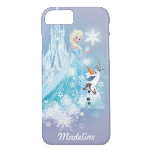 Coque iPhone 8/7 congelé  Elsa et Olaf - Luminosité d'Icy  Votre no