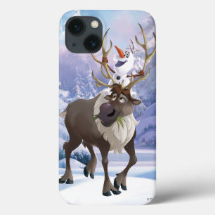 Coques Pour iPhone Congelé   Olaf assis sur Sven