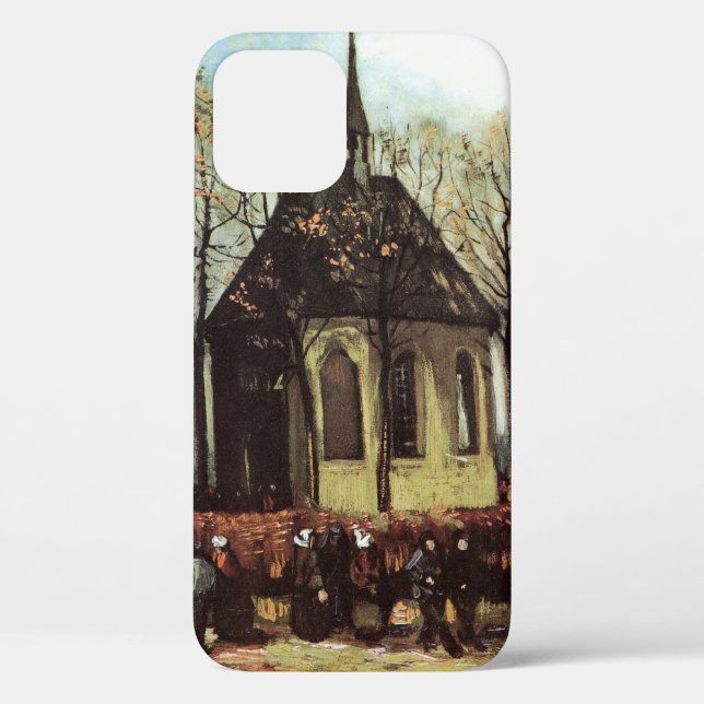 Coques Case-Mate iPhone Congrégation à Church, Nuenen par Vincent van Gogh (Verso)