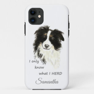 Case-Mate iPhone Case Connaître ce que j'ai entendu"Border Collie Dog No