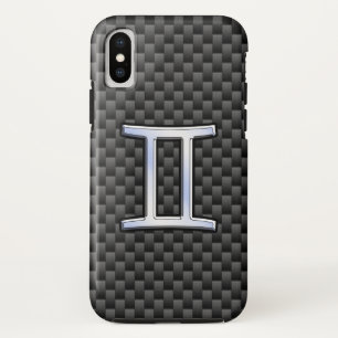 Case-Mate iPhone Case Connexion Silver Gemini à l'impression Carbone Cha