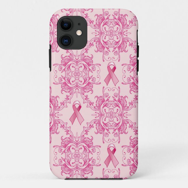 Coques Case-Mate iPhone Conscience victorienne de cancer du sein je (Dos)