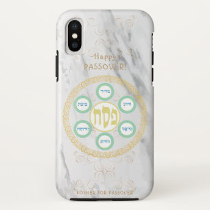 Case-Mate iPhone Case Conseil de marbre cacher de Seder Pesach de pâque