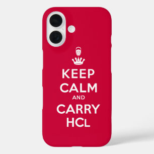 Coque Pour iPhone 16 Conserver calme et transporter HCl