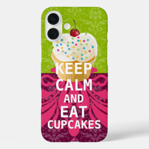 iPhone 16 Plus Case CONSERVEZ CALME ET Mangez Cupcakes-changer la prun