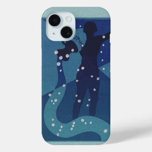 Coque Pour iPhone 15 Constellation Aquarius, Astrologie Vintage Zodiaqu