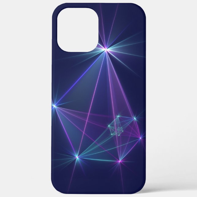 Coques Case-Mate iPhone Constellation, Art Fractal Abstrait Imaginaire (Verso)