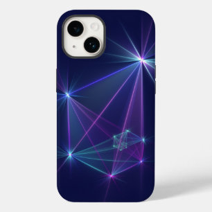 Coque Pour iPhone 14 Constellation, Art Fractal Abstrait Imaginaire
