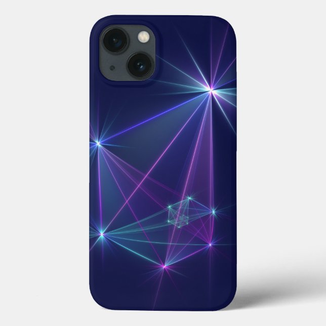 Coques Case-Mate iPhone Constellation, Art Fractal Abstrait Imaginaire (Verso)