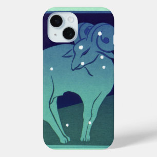 Coque Pour iPhone 15 Constellation du Bélier, Astrologie du Zodiaque Vi