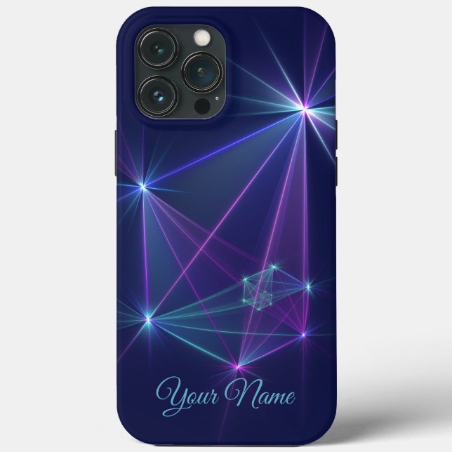 Coques Case-Mate iPhone Constellation, Imaginaire Abstrait Nom de l'art fr (Verso)