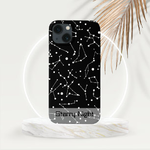Case-Mate iPhone Case Constellations en blanc dans l'espace noir