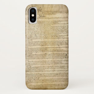 Etui iPhone Case-Mate Constitution d'Etats-Unis vintage