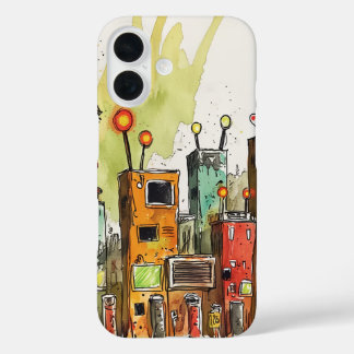 Coque Pour iPhone 16 Construction en carton ondulé