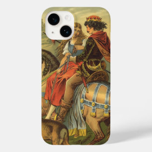 Coque Pour iPhone 14 Conte de fées victorienne vintage, frère et soeur