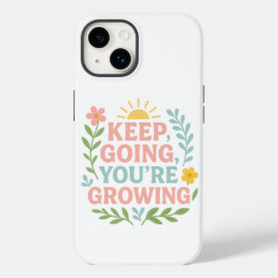 Coque Pour iPhone 14 Continuez à avancer Vous êtes de plus en plus moti