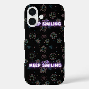 COQUE POUR iPhone 16 CONTINUEZ À SOURIR