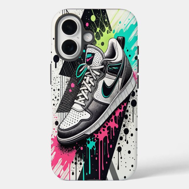 Coques Case-Mate iPhone Contraste géométrique. (Verso)