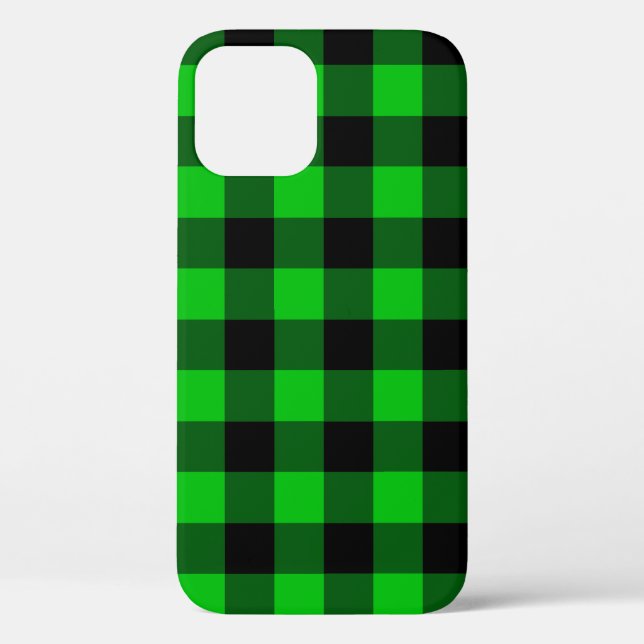 Coques Case-Mate iPhone Contrôle vert noir (Verso)