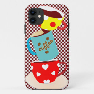 Coque iPhone 11 Contrôles de pause-café