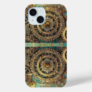 Coque Pour iPhone 15 Convergence à engrenages : une fusion de forme et 