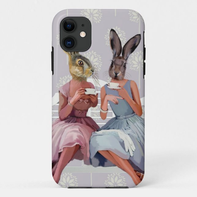 Coques Case-Mate iPhone Conversation de lapin (Dos)