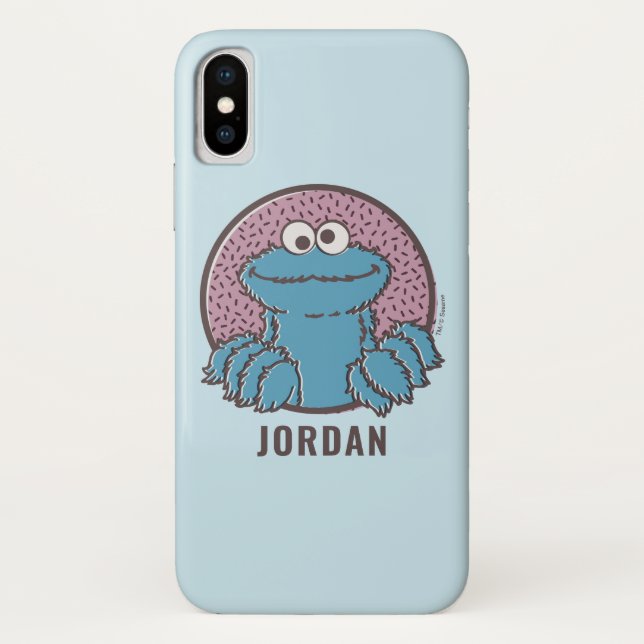 Coques Case-Mate iPhone Cookie Monster | Om Nom Nom (Dos)
