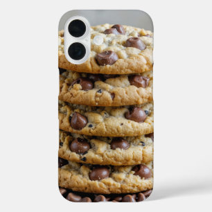 Coque Pour iPhone 16 Cookies À Chip De Chocolat Sur Les Morceaux De Cho