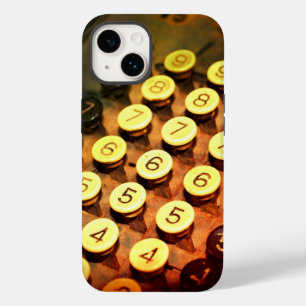 Coque Pour iPhone 14 cool antique ajout de clé de machine photographie