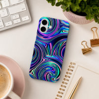 Cool bleu turquoise violet rose Motif