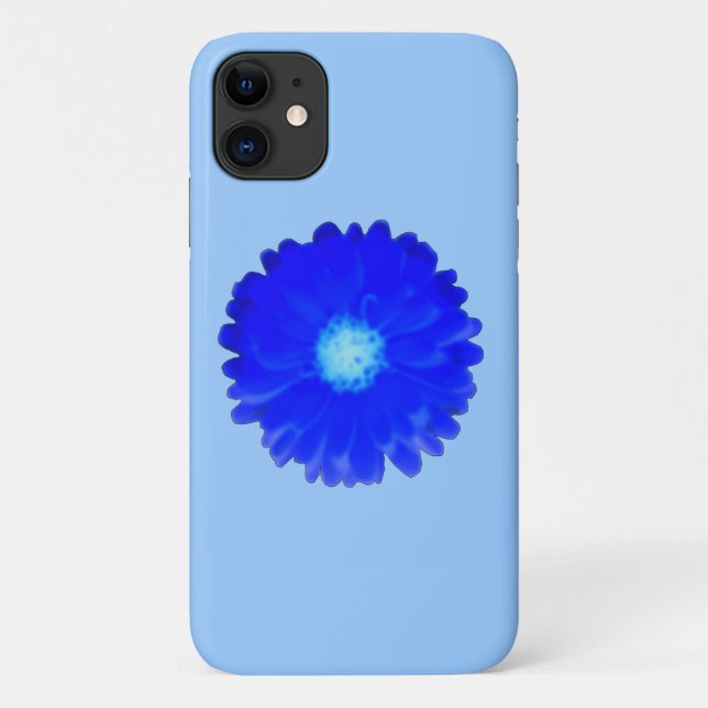 Coques Case-Mate iPhone Cool Blue Marigold iPhone 3 Case (Dos)