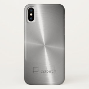 Coques Pour iPhone Cool brillant radial acier métallique
