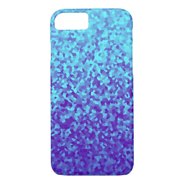 Coques Case-Mate iPhone cool cyan violet parties scintillant allumer polyg (Dos)