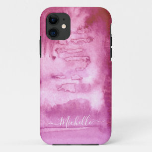 Case-Mate iPhone Case Cool d'aquarelle Abstraite encre rose Coque-mat iP