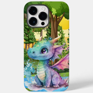 Coque Pour Pour iPhone 14 Pro Max cool dragon imaginaire amoureux